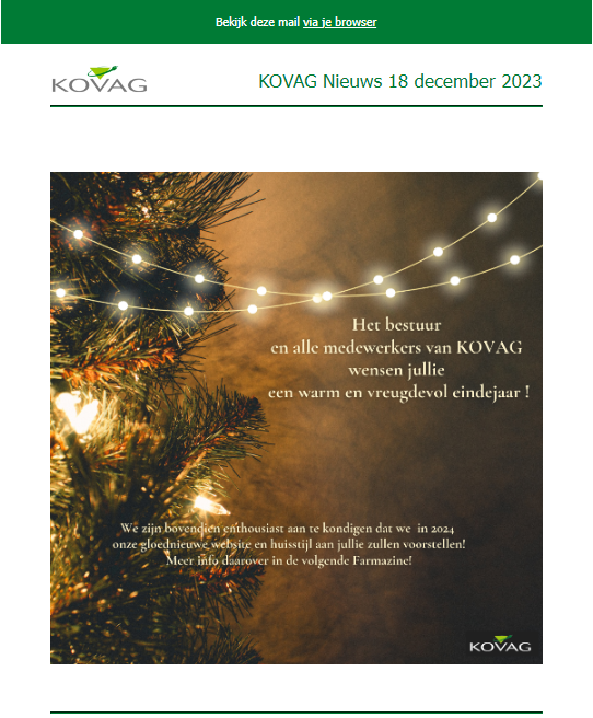 Nieuwsbrief 18 dec
