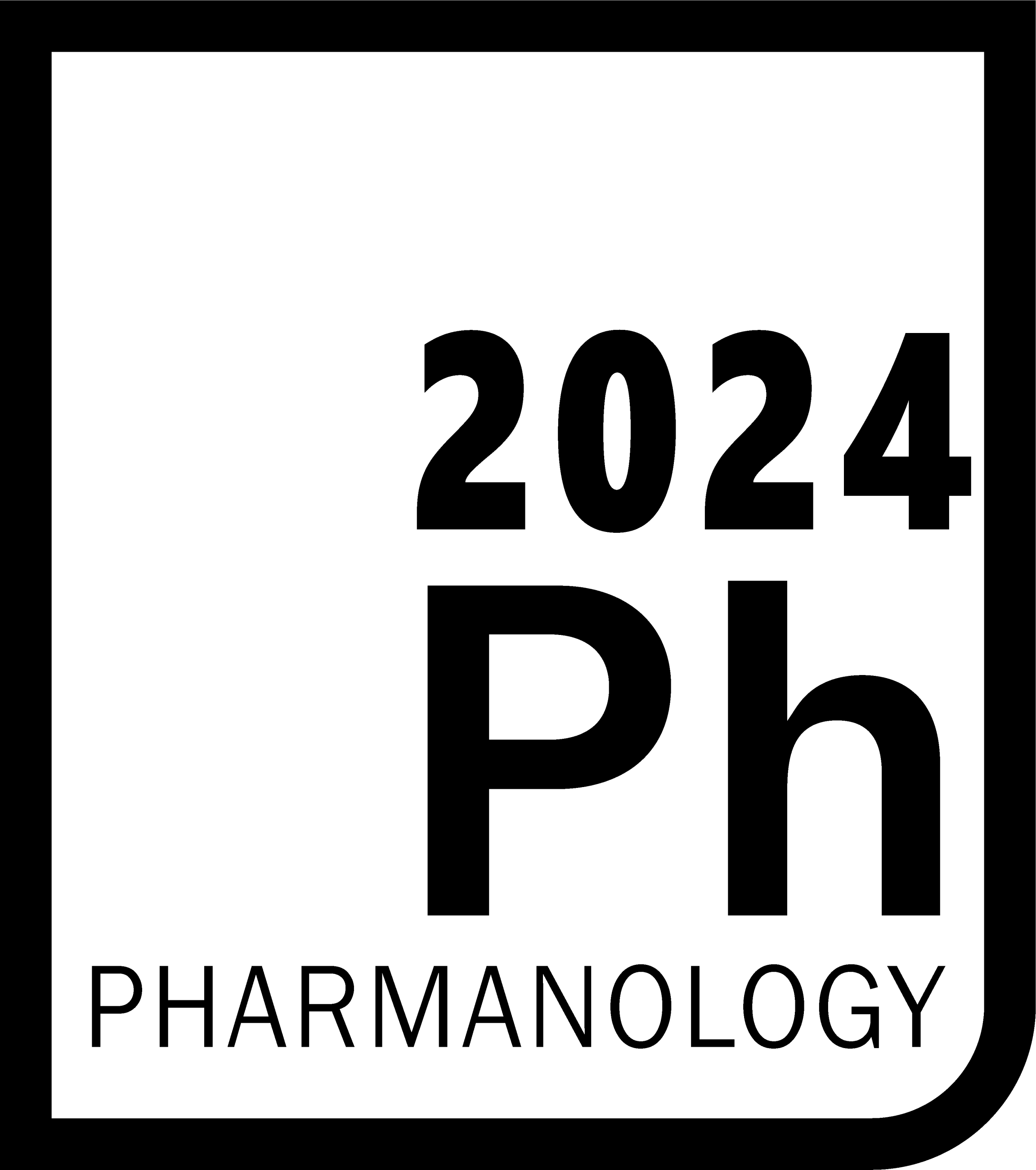 Logo Pharmanology zwart op transp