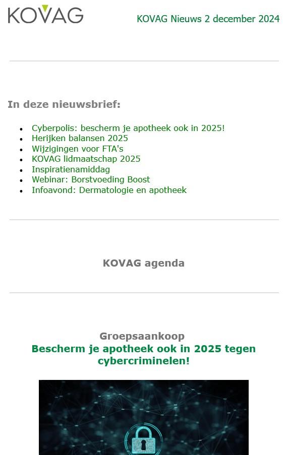 Cover nieuwsbrief 2 december 2024